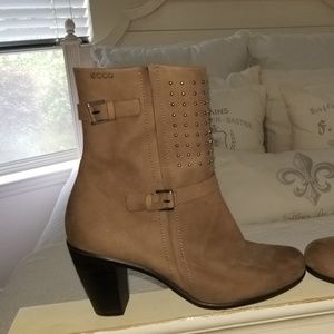 ECCO Touch Studded Leather Midcalf Boots